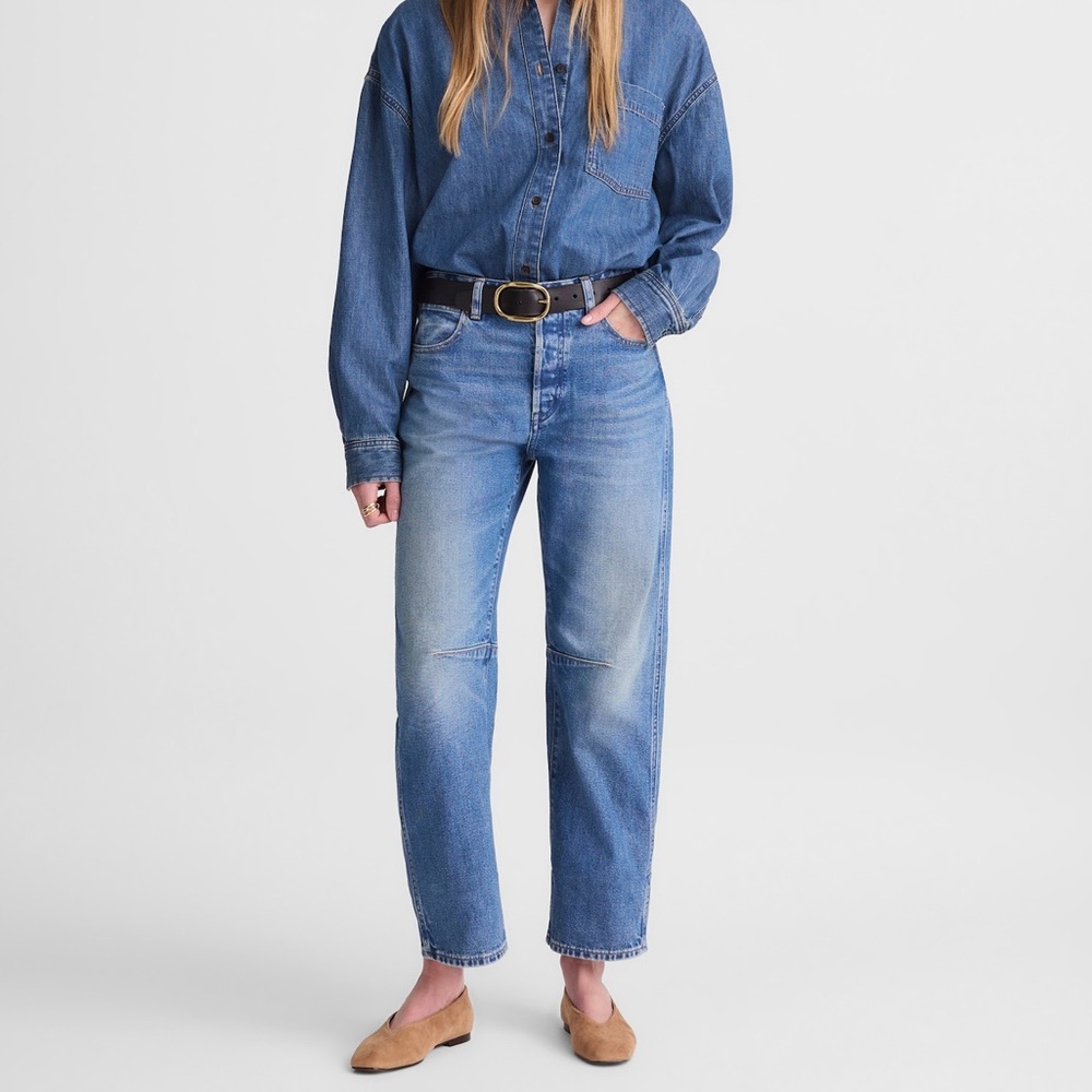 Madewell Darted Barrel Jeans